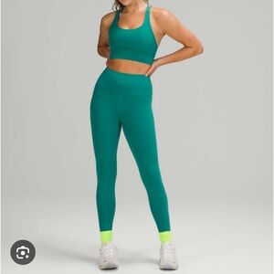 Lululemon Teal Lagoon Wunder Train Leggings